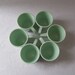 Vintage Mugs. Mint Green Melamine. Set of 6. Addy on Etsy.