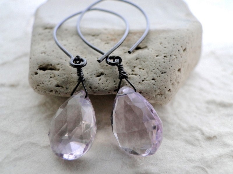 Drop Earrings, Dangle Earrings, Gift for Her, Amethyst Earrings, Accessories
