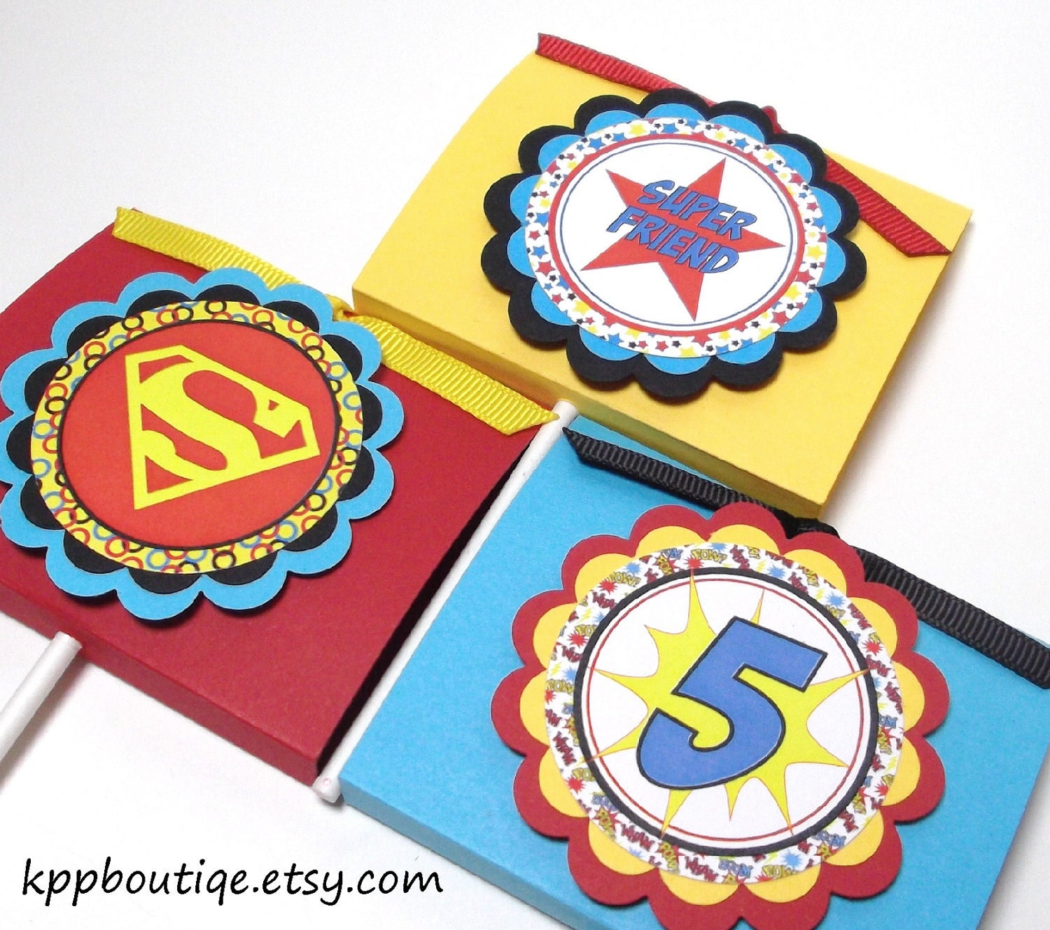 Superhero Lollipop Party Favors