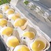 Pure Beeswax Farm Fresh Eggshell candles-half dozen