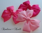 Pink, Hot Pink, and Shocking Pink Medium Pinwheel Trio