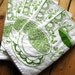Screen Printed Organic Cotton Breakfast Cloth Napkins