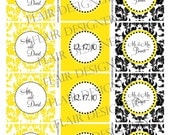 Wedding Damask - Printable Cupcake Toppers/Labels/Favor and Gift Tags Il_170x135