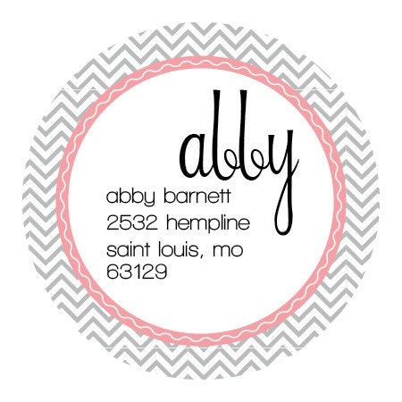 Custom Address Stickers - Set of 60 labels - You Choose Fonts and Colors from Flair Designery