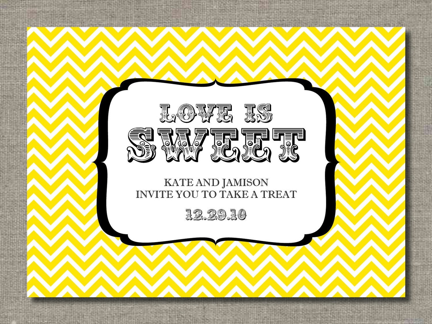 Printable Table Sign, Treat Sign, Food Sign, Candy Buffet or Guest Book Sign by Flair Designery
