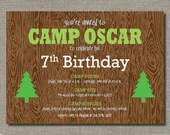 Little Camper - PRINTABLE BIRTHDAY INVITATION by Flair Designery Il_170x135