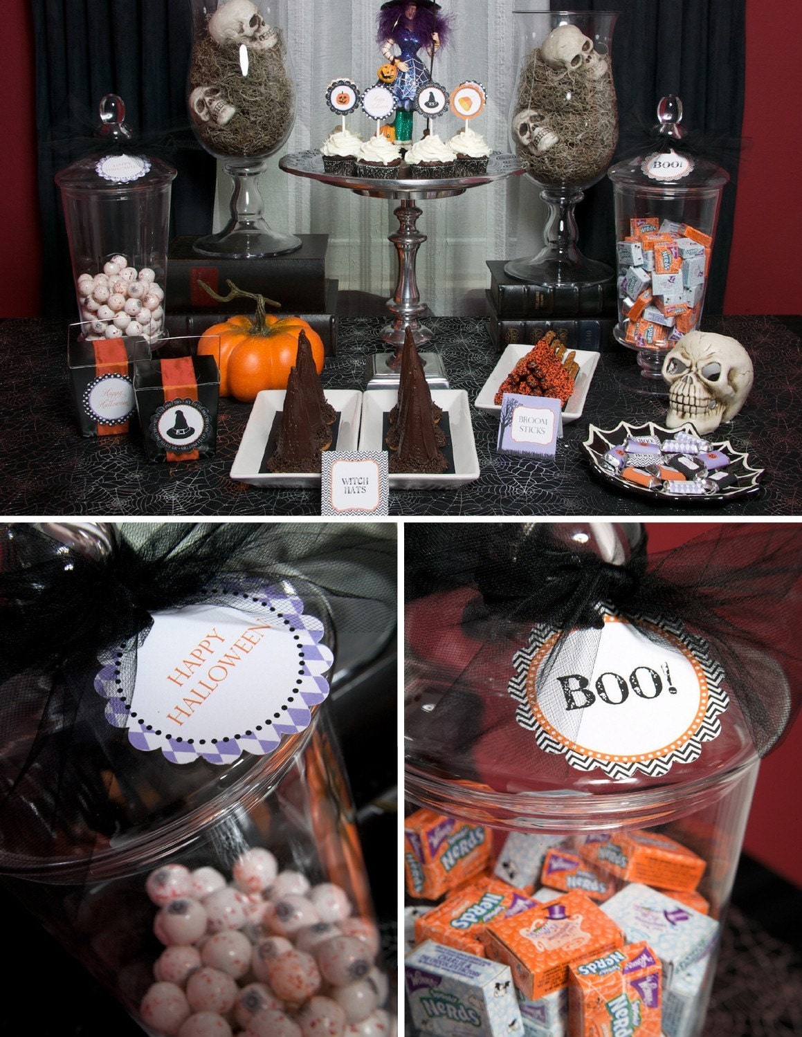 Spooktacular Printable Halloween Collection - by Flair Designery - ON SALE Il_570xn