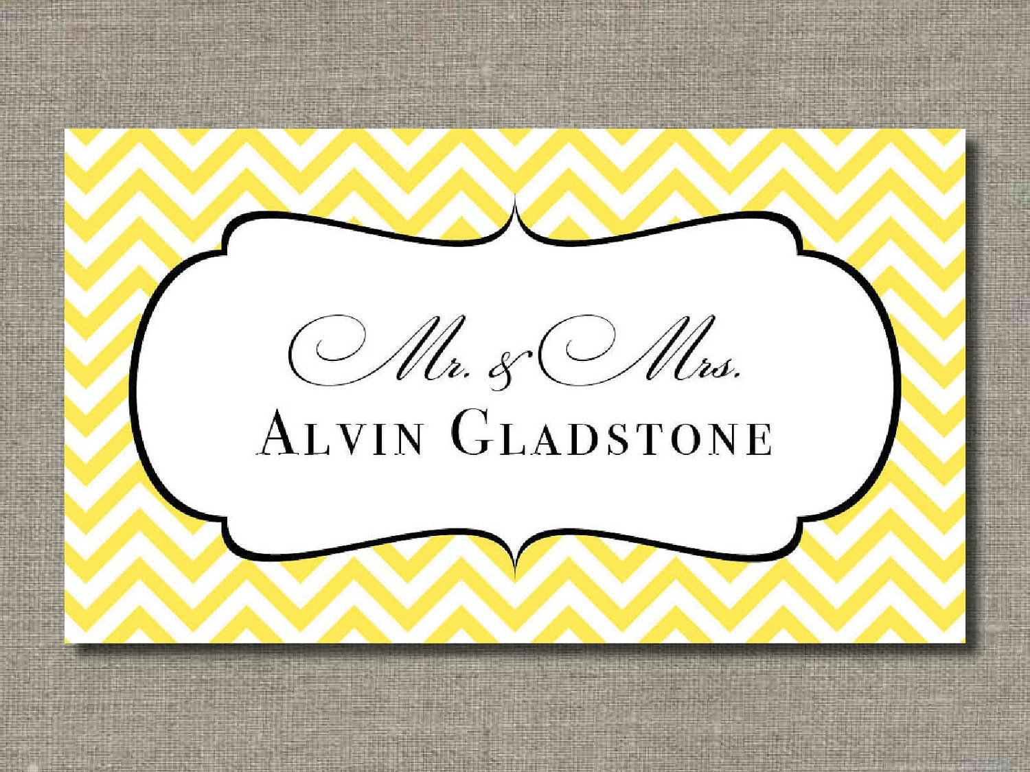 Chevron Fancy - Set of 100 - Any Color, Place Cards for Weddings, Parties, Events and more by Flair Designery Il_570xn