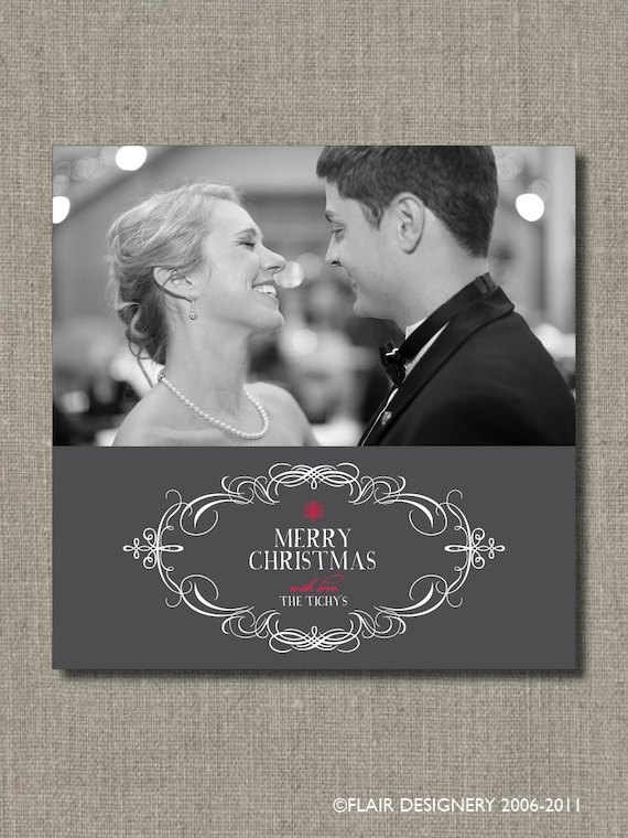 Personalized Wine or Champagne Bottle Labels - PRINTABLE - Holiday Flourish by Flair Designery Il_570xn