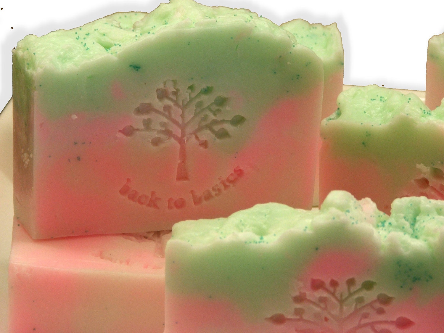 Melon Mist Natural Shea Butter Soap 4 oz, Moisturizing Vegan