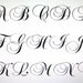 36 Vinyl Monogrammed Initials - The SAME LETTER -Personalized Wedding Favors - Reception - Custom