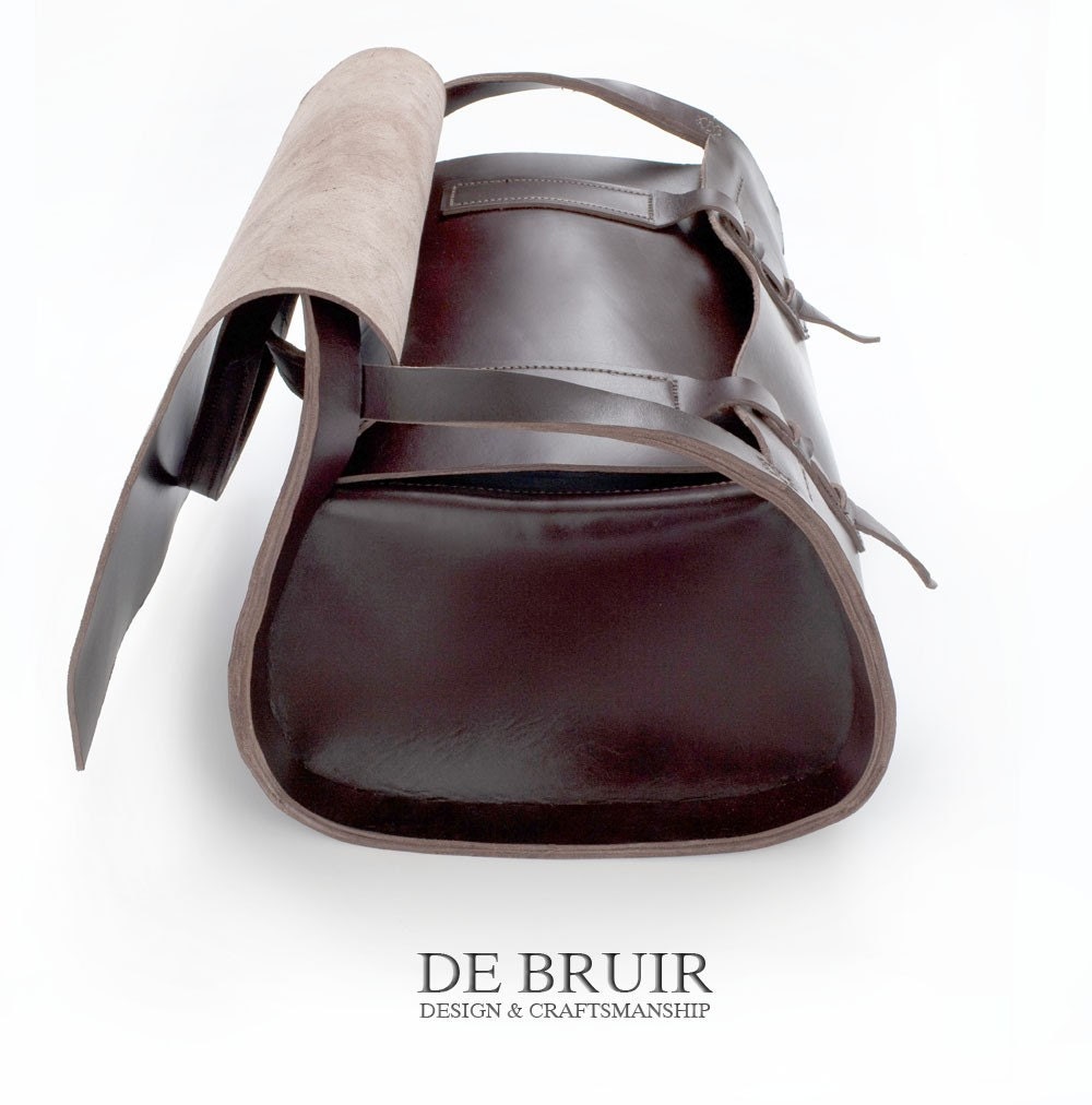 AVIATOR BAG, Weekend Bag, Gym Bag in Leather
