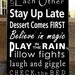 Family Rules Sign - Kids Rules - Typography Word Art