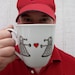 SALE Doctor Who Dalek in Love Coffee Mug Exterminate The Hate Tea Cup MMMug