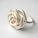 Silver Rose Ring - Wire Wrap Ring, Wire Wrapped Rose Ring, Wire Work, Size US 6/7, UK size M, Non-Tarnish, OOAK - 'Silver Rose'