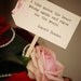 RESERVED for katherinehood03 - 75 x Custom Place Setting Sticks - blush pink and gold bows - Custom Order