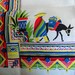Vintage Cotton Pennicraft Tablecloth Cloth Table Cover Southwest Mexican Print Brightly Colored Fiesta Never Used