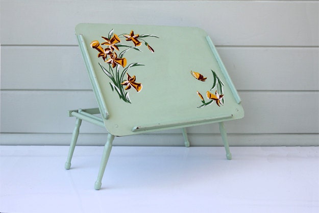 Wooden Adjustable Lap Tray 1950's