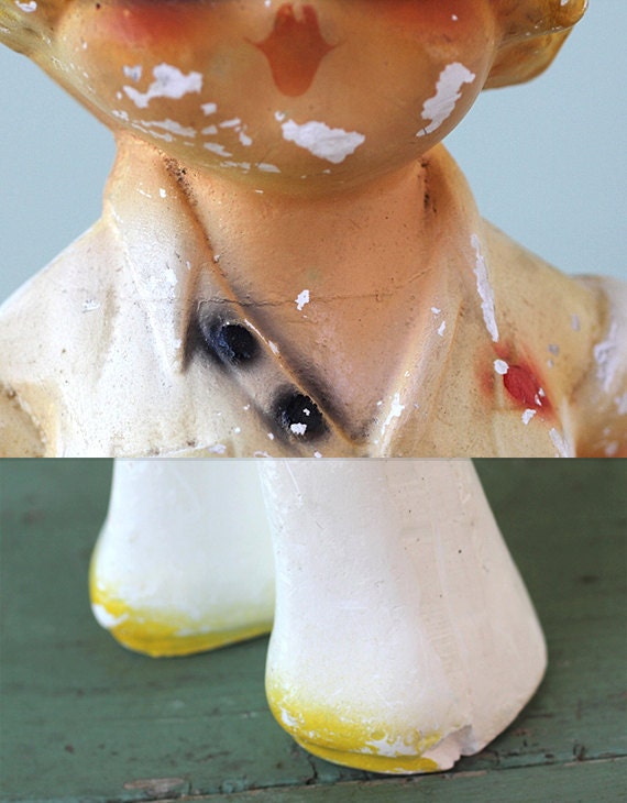 Vintage Chalkware Sailor Girl