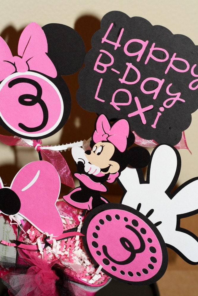 Minnie Mouse Party Supplies Pink And Black