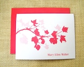 Seasons Personalized Custom Stationery Stationary Gift