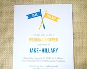 Banner Invitation - Wedding Shower, Bridal Shower, Engagement Shower, Rehearsal Dinner
