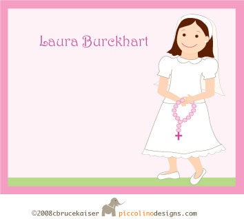 Personalized Thank you Cards for First Communion (15)