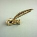 Vintage Silver Metal hand pen holder