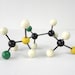 Vintage Molecular Model, Atomic, Chemistry, Yellow, White, Black, Green, 1950's-60's