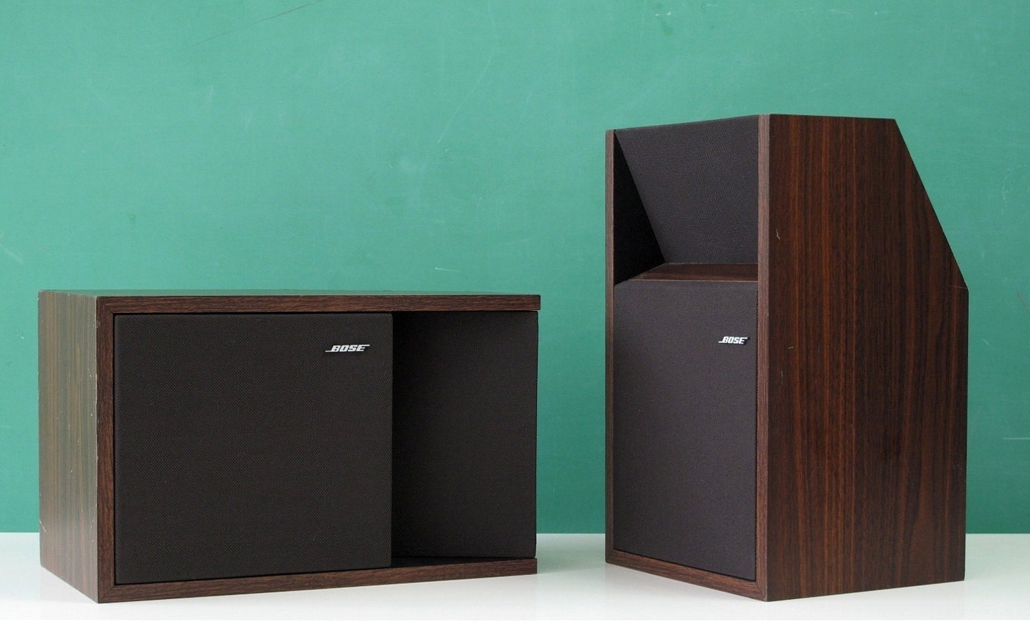 Bose 201 Series II Direct/Reflecting Bookshelf Stereo Speakers, Faux Rosewood Finish