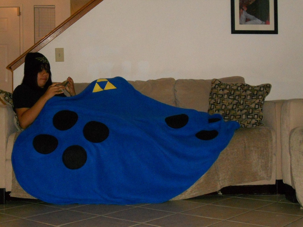 Legend of Zelda Giant ocarina LOZ fleece blanket