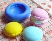 Macaron Mold 16mm Flexible Silicone Mold Kawaii Deco Sweets Miniature Food Mold Fimo Polymer Clay Jewelry Charms DIY Cabochon Mini Mold