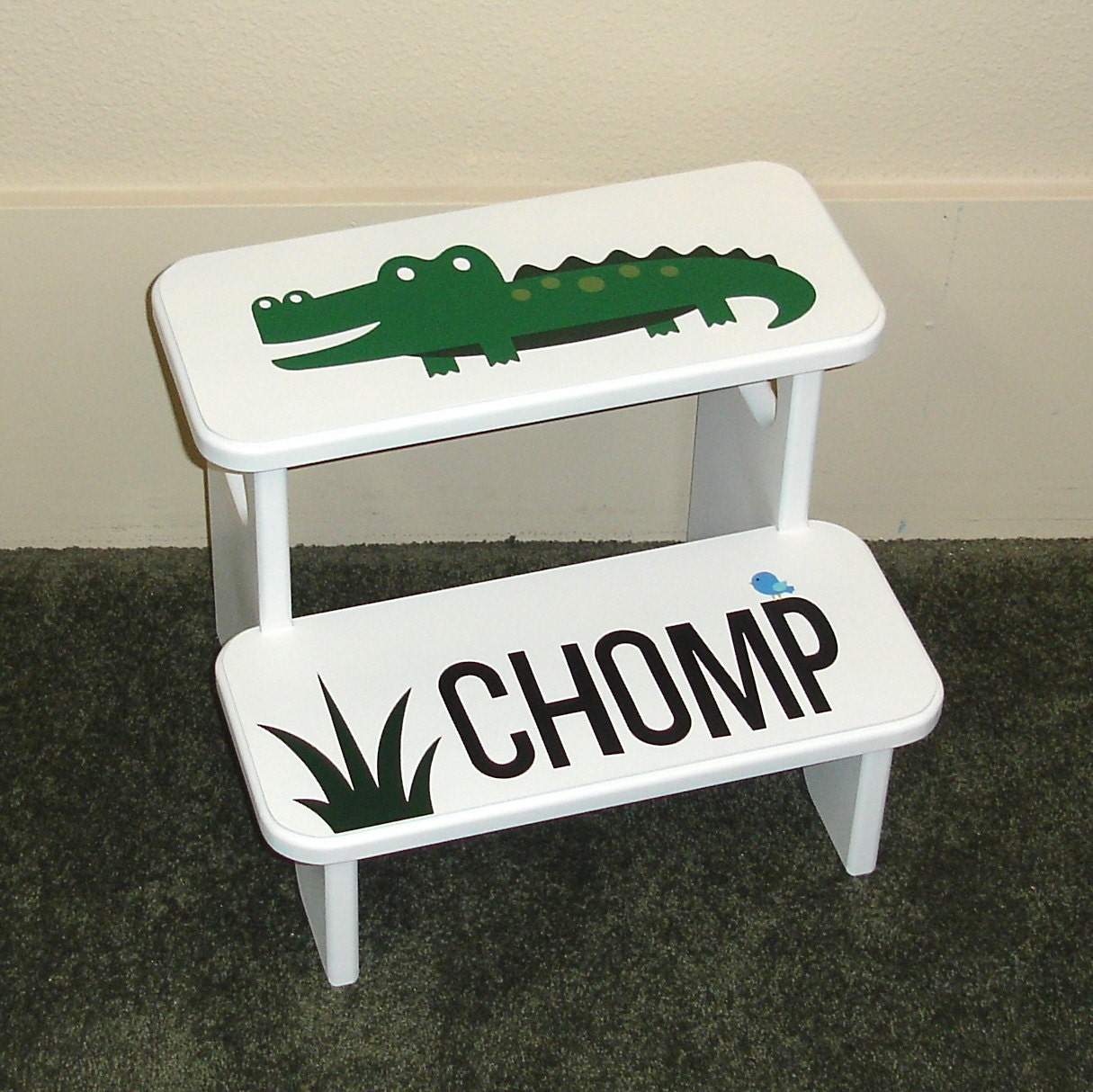 Alligator Step Stool Watch Those Toes Al the Alligator Looks Hungry Chomp Step Stool