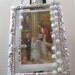 First Holy Communion Gift  Stained Glass Prayer Card Devotional  Keepsake  with Rosary Made to Order   Personalized Girl