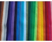 Pick Your Own Colors- 20 sheets of 9 x 12 Eco-Friendly Felt made from Recycled Bottles