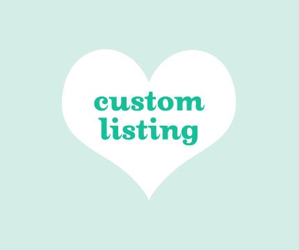 Custom Listing for Michele Gavin