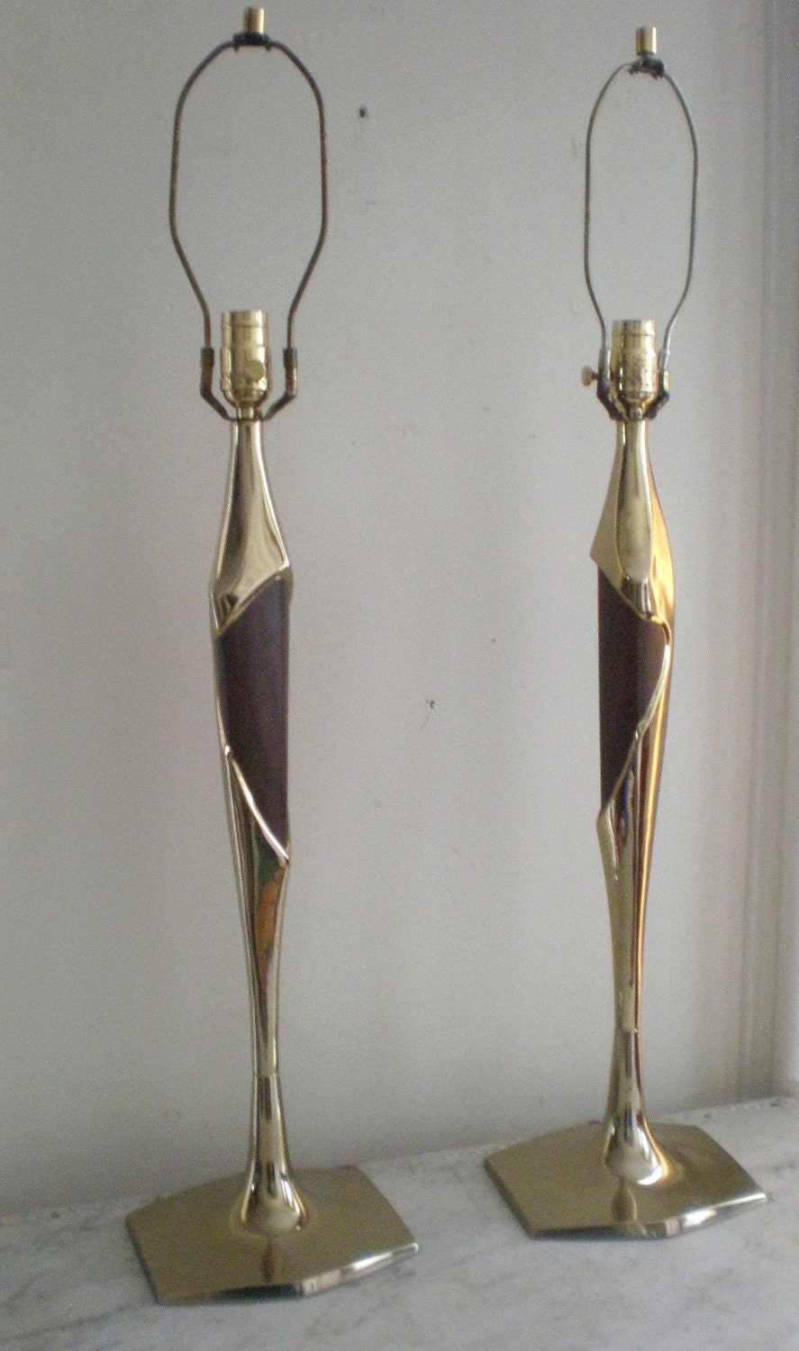 Mid Century Sculpture Lamps/ Rewired Price Reduced