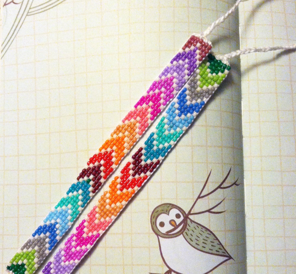 Chevron Beaded Friendship Bracelet  - You choose the colors