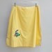 80s Vintage Skirt with Frog Embroidery - LARGE / xl