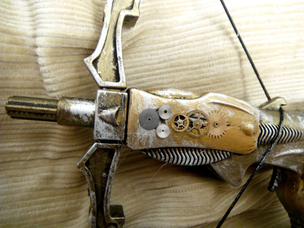 Time's Arrow, Clockwork Miniature Crossbow, WORKING steam punk dart gun