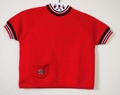 vintage red toddler nautical sweater