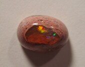 Mexican Boulder Opal  cab ..................     17  x  12   x  10  mm   .................          785