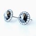 Black Diamond Earrings, Rose Rose Cut Black Diamond Earrings, Diamond Studs, Black Diamond Studs, Pave, Antique Finish Earrings, Nixin