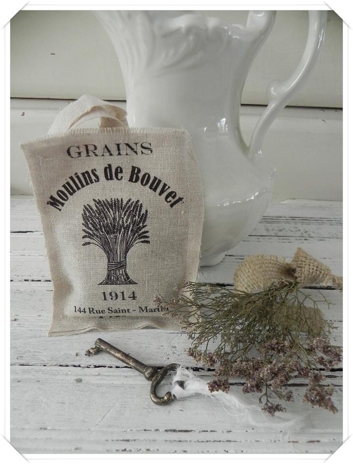 Lavender Sachet French Grains Graphic