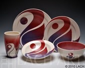 RASPBERRY SWIRL SWAN (Place Setting)