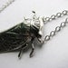 cicada necklace - silver