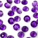 Amethyst (African) Rose Cut Cabochon 8mm Round - 1 cab