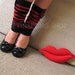 Lolita Striped Legwarmers - Armwarmers - We Will Rock You