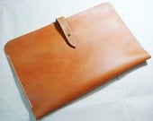 Leathinity - Hand Stitched Brown Leather Case for Amazon 7" Kindle Fire HD