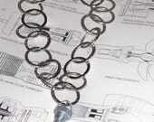 Industrial Silver Bolt Necklace Handmade By HardwareHoney Jewelry